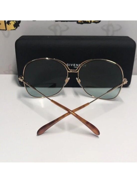 New Authentic Givenchy GV7144/S PEF/EZ Sunglasses – Green/Gold Gradient main image 6